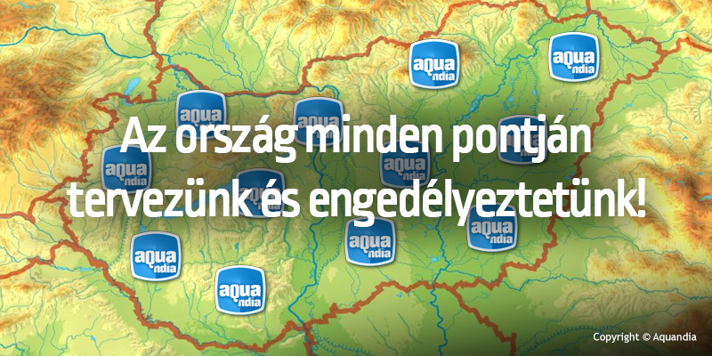Aquandia info: kútfúrás térkép
